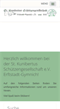 Mobile Screenshot of kunibertus-gymnich.de