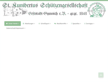 Tablet Screenshot of kunibertus-gymnich.de